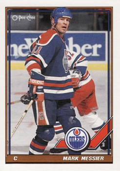 1991-92 O-Pee-Chee #346 Mark Messier Front