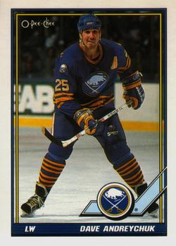1991-92 O-Pee-Chee #38 Dave Andreychuk Front