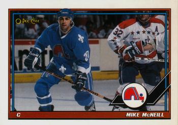1991-92 O-Pee-Chee #408 Mike McNeill Front