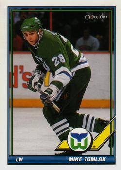 1991-92 O-Pee-Chee #410 Mike Tomlak Front