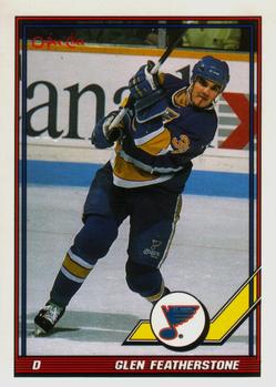 1991-92 O-Pee-Chee #436 Glen Featherstone Front