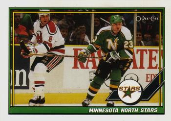 1991-92 O-Pee-Chee #44 Minnesota North Stars Front