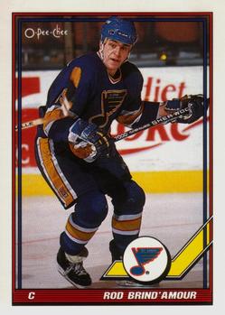 1991-92 O-Pee-Chee #490 Rod Brind'Amour Front