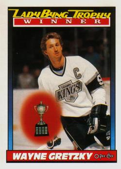 1991-92 O-Pee-Chee #520 Wayne Gretzky Front