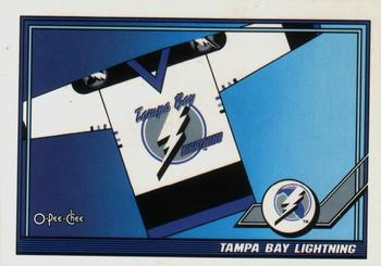 1991-92 O-Pee-Chee #526 Tampa Bay Lightning Front