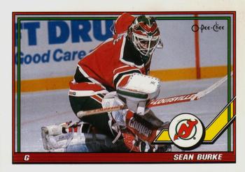 1991-92 O-Pee-Chee #67 Sean Burke Front