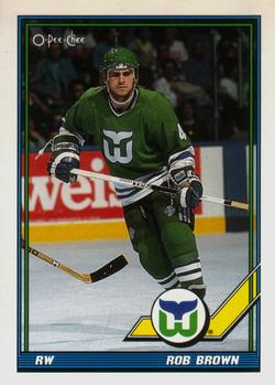 1991-92 O-Pee-Chee #83 Rob Brown Front
