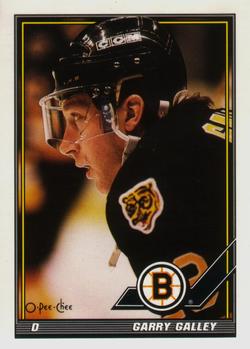1991-92 O-Pee-Chee #86 Garry Galley Front