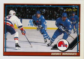 1991-92 O-Pee-Chee #96 Quebec Nordiques Front