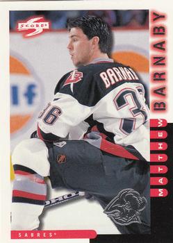 1997-98 Score Buffalo Sabres #5 Matthew Barnaby Front