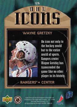 1997-98 SP Authentic - Icons #I26 Wayne Gretzky Back