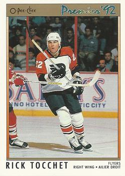 1991-92 O-Pee-Chee Premier #63 Rick Tocchet Front