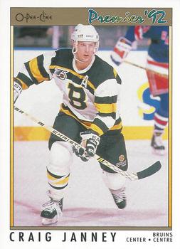 1991-92 O-Pee-Chee Premier #93 Craig Janney Front