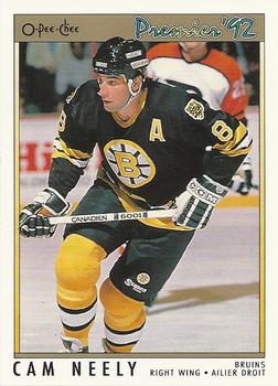1991-92 O-Pee-Chee Premier #107 Cam Neely Front
