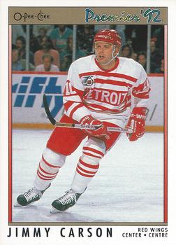 1991-92 O-Pee-Chee Premier #167 Jimmy Carson Front