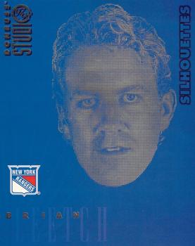 1997-98 Studio - Silhouettes 8x10 #23 Brian Leetch Front