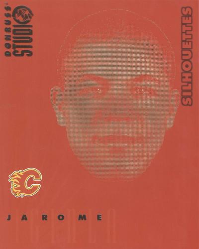1997-98 Studio - Silhouettes 8x10 #24 Jarome Iginla Front