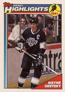 1991-92 Topps #201 Wayne Gretzky Front