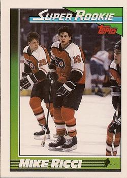 1991-92 Topps #13 Mike Ricci Front