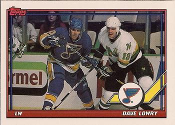 1991-92 Topps #180 Dave Lowry Front