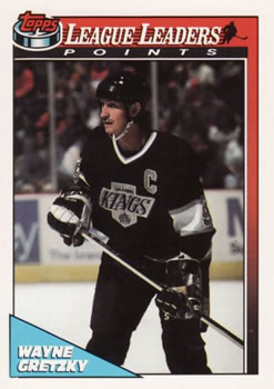 1991-92 Topps #257 Wayne Gretzky Front