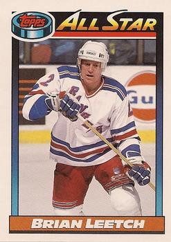 1991-92 Topps #269 Brian Leetch Front