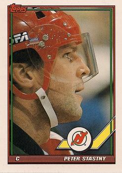 1991-92 Topps #275 Peter Stastny Front