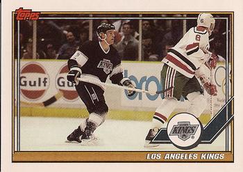 1991-92 Topps #283 Los Angeles Kings Front