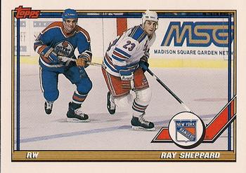 1991-92 Topps #289 Ray Sheppard Front
