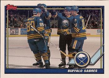 1991-92 Topps #32 Buffalo Sabres Front