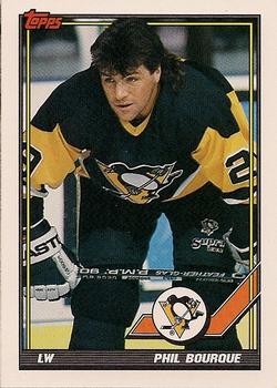 1991-92 Topps #33 Phil Bourque Front