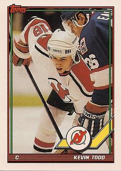 1991-92 Topps #400 Kevin Todd Front