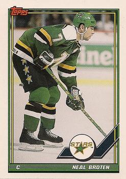 1991-92 Topps #420 Neal Broten Front