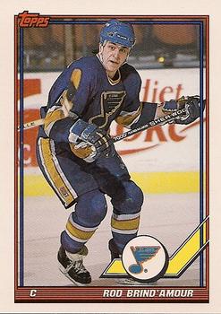 1991-92 Topps #490 Rod Brind'Amour Front