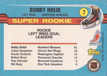 1991-92 Topps #7 Bobby Holik Back