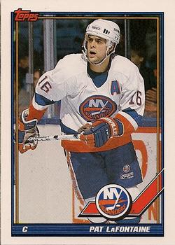 1991-92 Topps #80 Pat LaFontaine Front