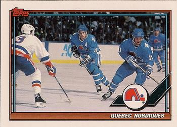 1991-92 Topps #96 Quebec Nordiques Front