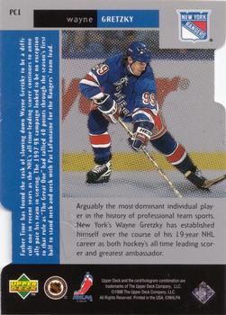 1997-98 Upper Deck Black Diamond - Premium Cut Double Diamond #PC1 Wayne Gretzky Back