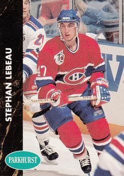 1991-92 Parkhurst #87 Stephan Lebeau Front
