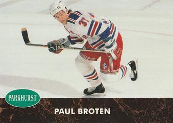 1991-92 Parkhurst #336 Paul Broten Front