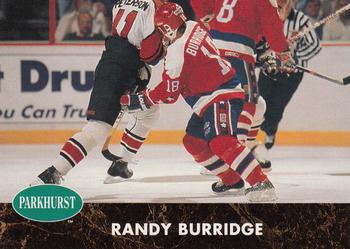 1991-92 Parkhurst #190 Randy Burridge Front
