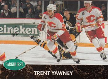 1991-92 Parkhurst #245 Trent Yawney Front