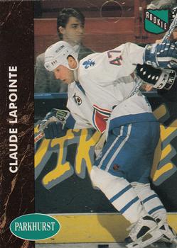 1991-92 Parkhurst #370 Claude Lapointe Front
