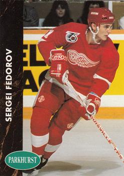 1991-92 Parkhurst #38 Sergei Fedorov Front