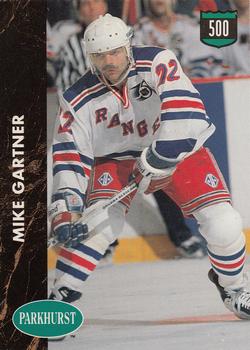 1991-92 Parkhurst #430 Mike Gartner Front