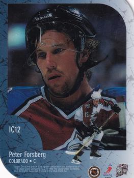 1997-98 Upper Deck Ice - Champions #IC12 Peter Forsberg Back