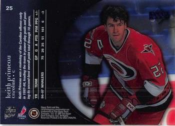1997-98 Upper Deck Ice - Parallel #25 Keith Primeau Back
