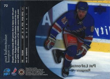 1997-98 Upper Deck Ice - Parallel #72 Pat LaFontaine Back