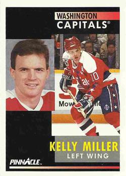 1991-92 Pinnacle #23 Kelly Miller Front
