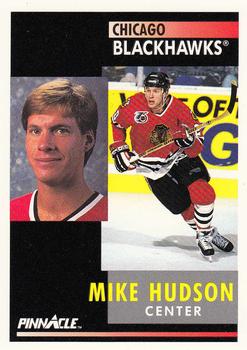 1991-92 Pinnacle #38 Mike Hudson Front